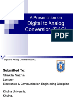 A Presentation On: Digital To Analog Conversion (DAC)