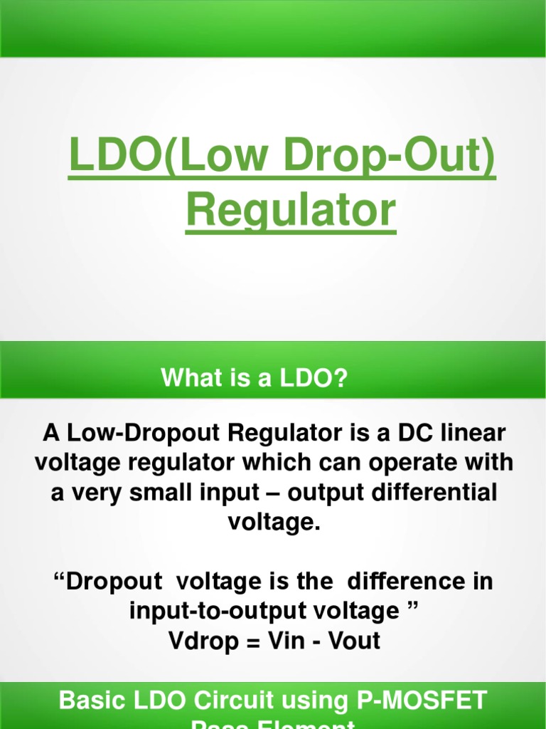 Ldo | PDF | Field Effect Transistor | Mosfet