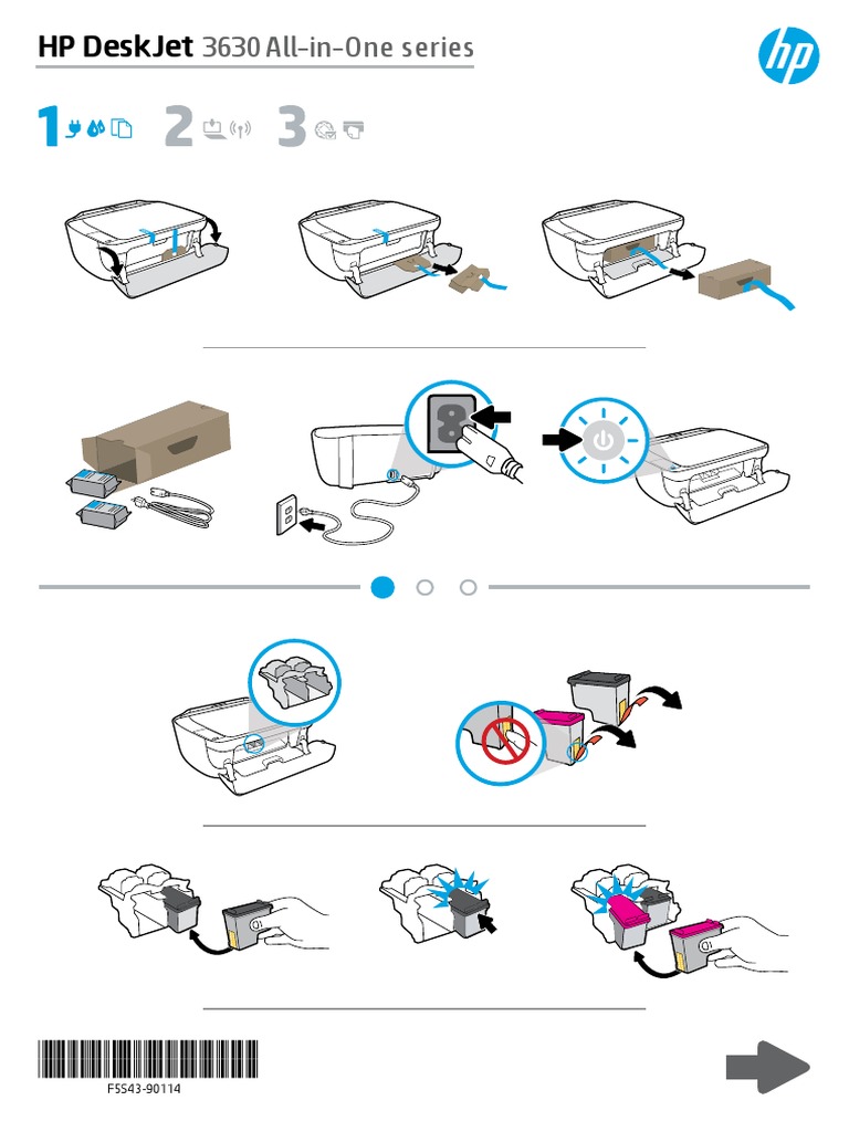Cavo USB Di Sincronizzazione Blu Per HP DeskJet 3630 – DHERIGTECH, 1 Anno Di Garanzia - Foto 5