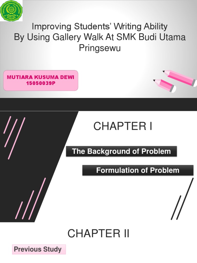 Improving Students Writing Ability | PDF | Evaluation Methods | Methodology