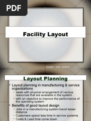 Layout Business Process Production And Manufacturing