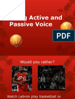 Powerpoint Active Passive Voice