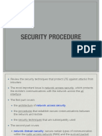 Security Procedure in LTE