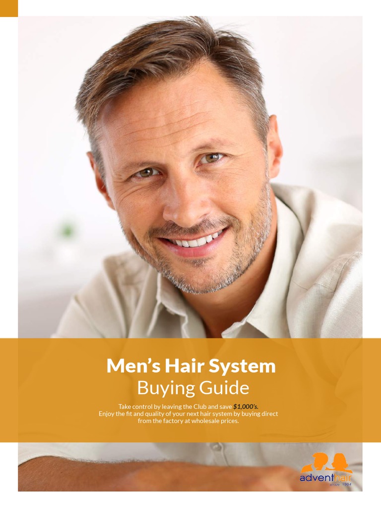 Mens Buyers Guide - Advent Hair | PDF | Hair | Adhesive