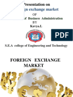 Foreign Exchange Market: Presentation On