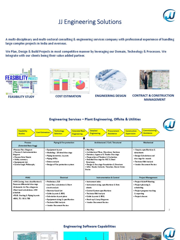 JJ Engineering Solutions Overview | PDF | Hvac | Engineering