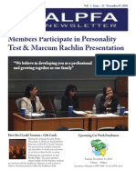 Members Participate in Personality Test & Marcum Rachlin Presentation