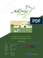 Implementation Guide For Small-Scale Biogas Plants: A Farmers Handbook