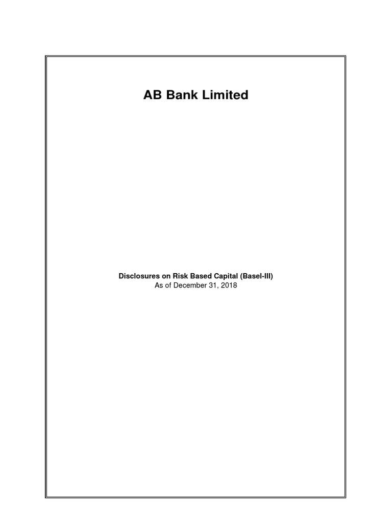 Disclosures On Risk Based Capital Basel III | PDF | Capital Requirement ...