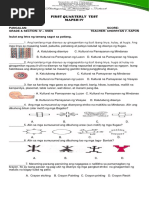 1st Periodic Test-Mapeh 4 - 2019 - 2010