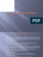 Mc Acara Seminar