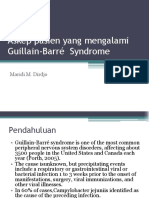 Askep Pasien Yang Mengalami Guillain-Barré Syndrome: Maridi M. Dirdjo
