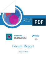 Forum Report: Global Noncommunicable Disease Network (Ncdnet)