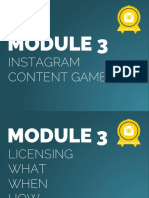 Instagram Content Game Plan