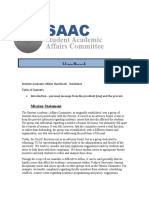 Student Academic Affairs Committee: Handbook