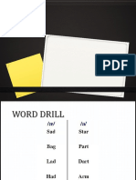 Word Drills