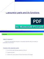 Carburetor Parts and Its Functions