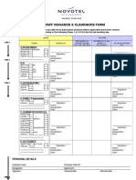 Staff Issuance Clearance Form