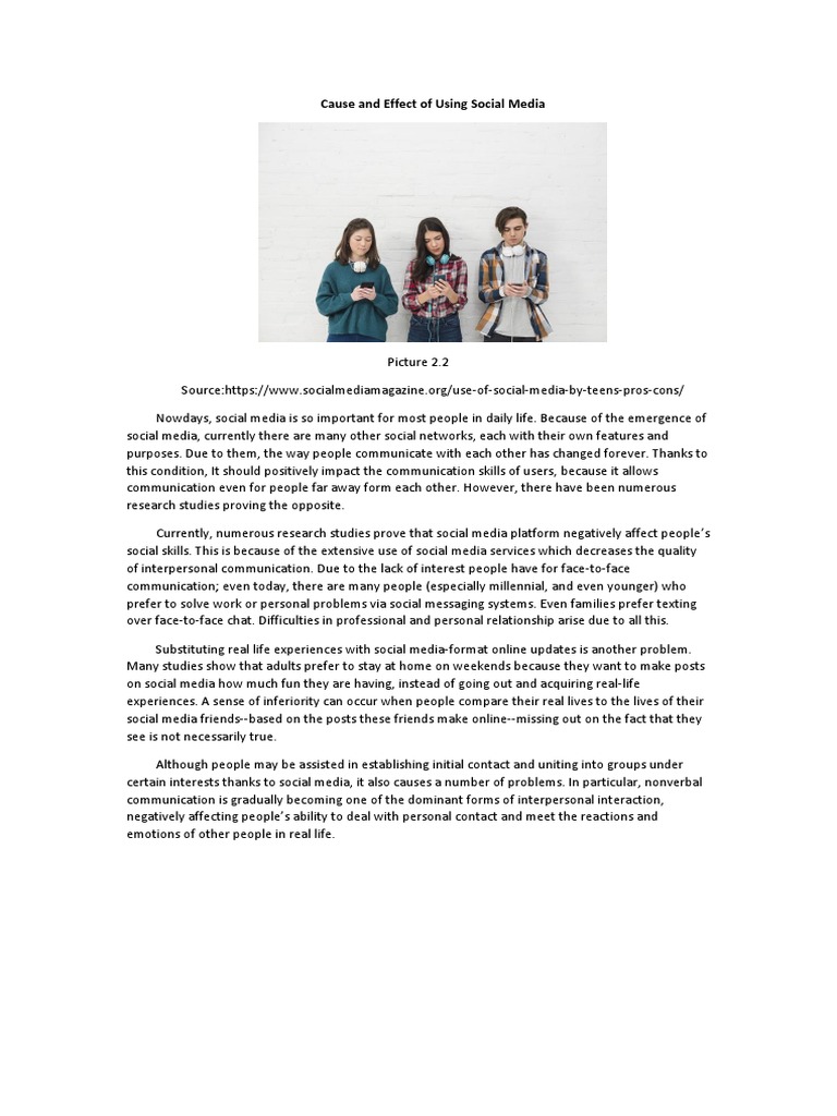 Impact of Social Media on Communication | PDF