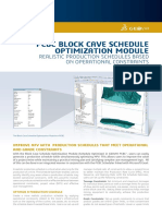 PCBC Block Cave Schedule Geovia Datasheet