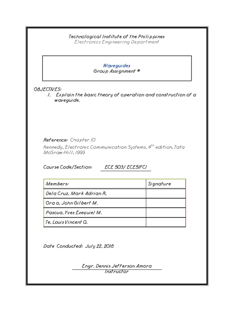 Electromagnetic Wave Propagation in Waveguides | PDF | Waveguide | Waves