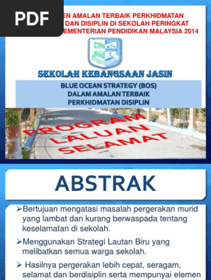 Pembentangan Peringkat Kebangsaan Amalan Disiplin Terbaik