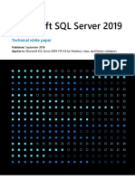 Microsoft SQL Server 2019: Technical White Paper