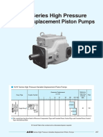 "A7H" Series High Pressure Variable Displacement Piston Pumps