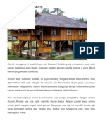 Rumah Adat Panggung Sulawesi
