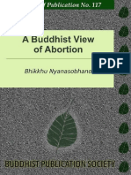 Bl117 Nyanasobhano a Buddhist View of Abortion