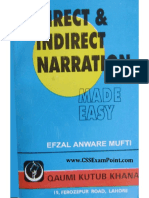 Direct & Indirect Narration (Afzal Anwar Mufti)