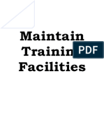 Maintain Training Facilities Guide