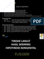 TINDAK LANJUT SKRINING HIPOTIROID