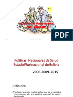 Politicas de Salud Bolivia