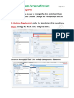 Form Personalization - Action Type Property