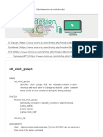 Set Clock Groups - Micro-IP Inc