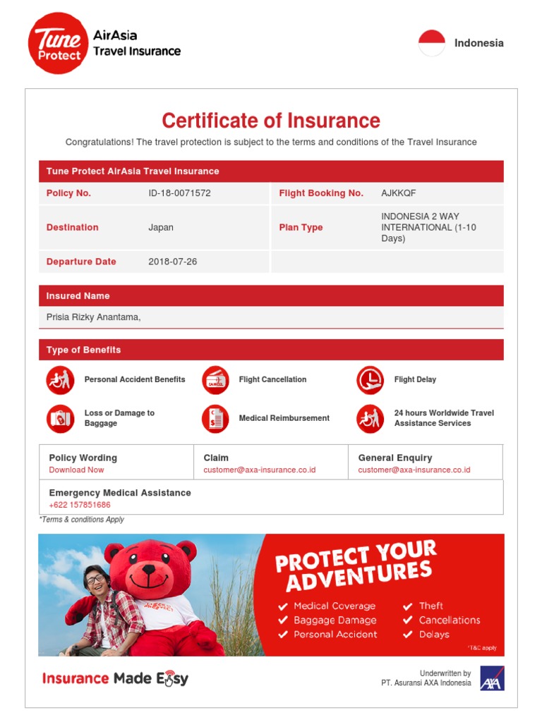 Flight Insurance | PDF