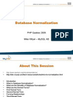 Database Normal is at Ion