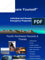 "Prepare Yourself": Individual and Household Emergency Preparedness