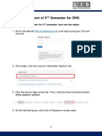 Tutorial - Enrolment of 2nd Sem