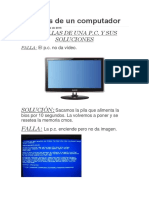 30 Fallas de Un Computador