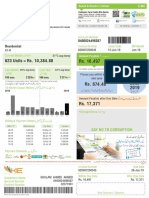 E-Bill Summary for Customer GHULAM AHMED AHMED