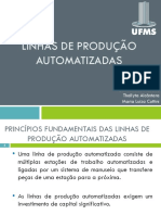 Linhas de produção automatizadas: princípios e aplicações