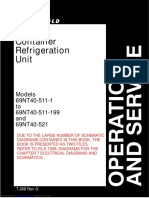 Container Refrigeration Unit: Models 69NT40-511-1 To 69NT40-511-199 and 69NT40-521