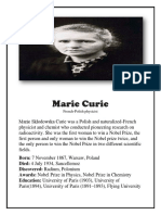 Marie Curie