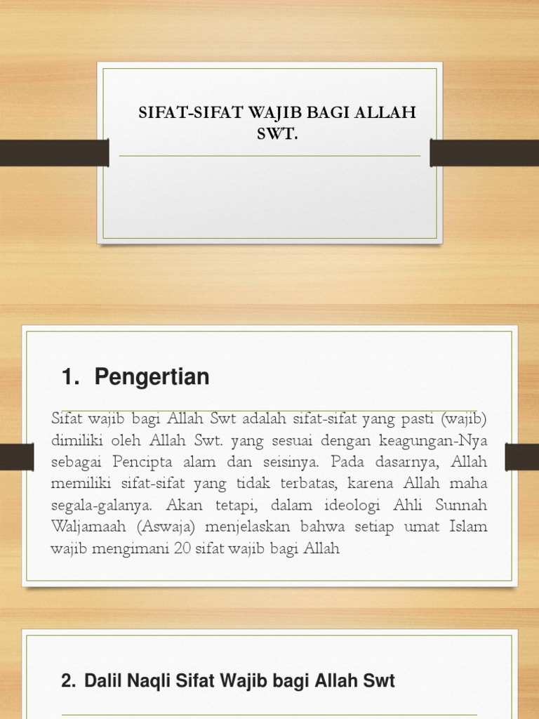 Sifat Wajib Bagi Allah Al Khairiyah Youtube