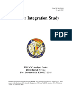 Army - Gender Integration Study