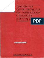Técnicas Quirúrgicas en Animales Grandes - A. Simon Turner & C. Wayne McIlwraith PDF