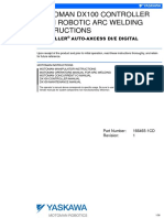 Motoman Dx100 Controller With Robotic Arc Welding Instructions