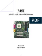 MS-6378 (v3.X) Micro-ATX Mainboard